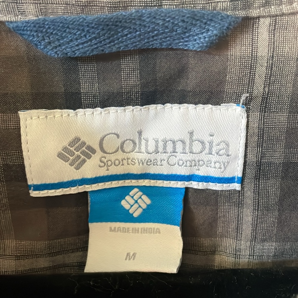Columbia plaid long sleeve button down, men’s medium rn 69724 - Picture 2 of 8